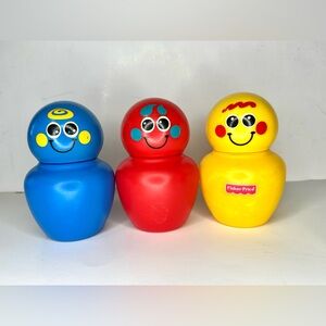 Vintage 1999 Fisher Price Roly Poly Bowling Pins